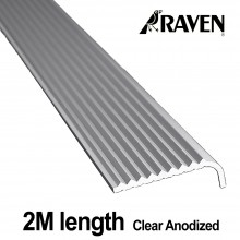 Raven H233 Flat Stair Tread  Aluminum Edging Anodized Clear 2M